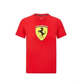 Ferrari Kids T-shirt, Large Shield, Red, 2021