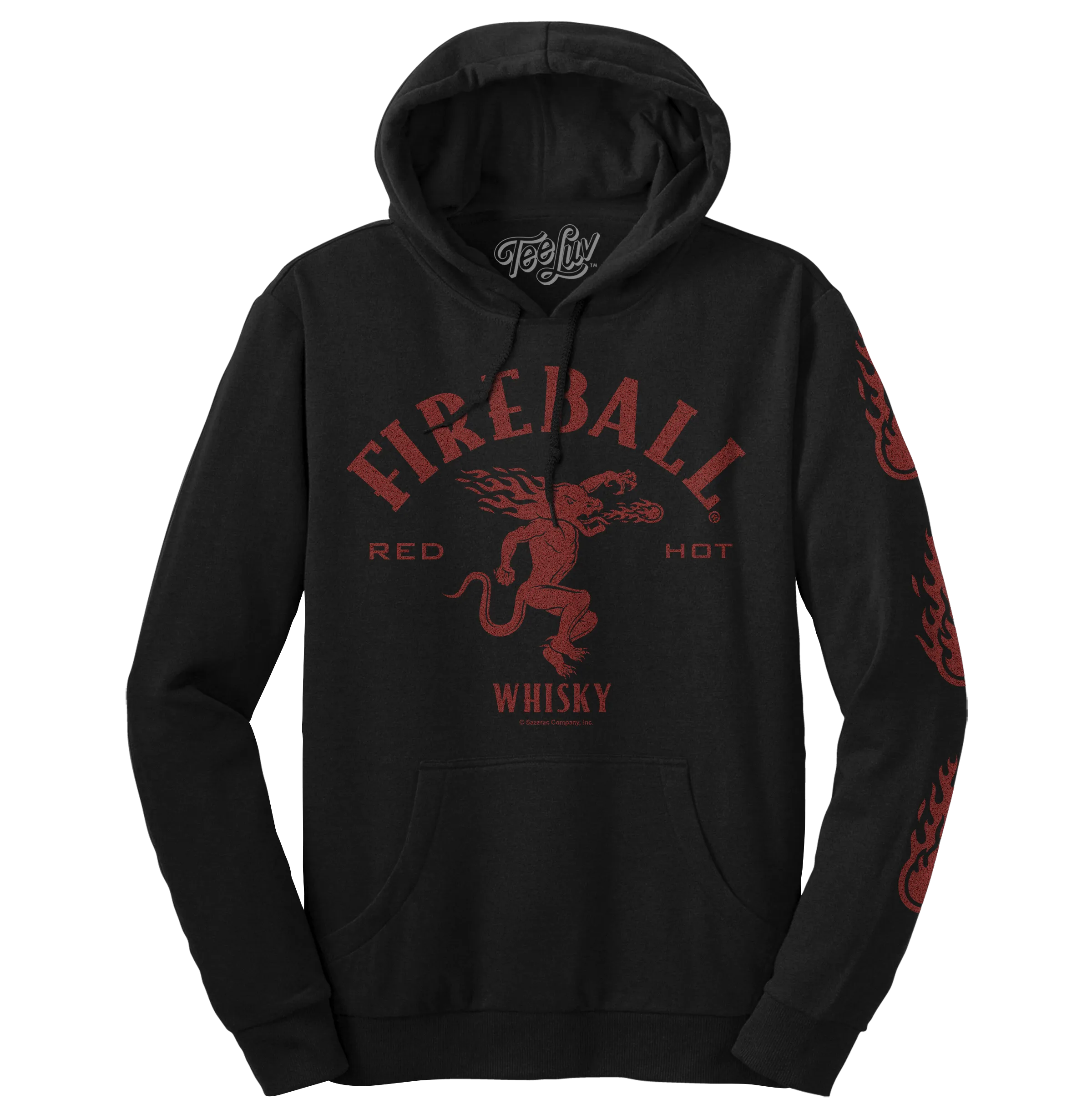 Fireball Whisky Dragon Hooded Sweatshirt - Black