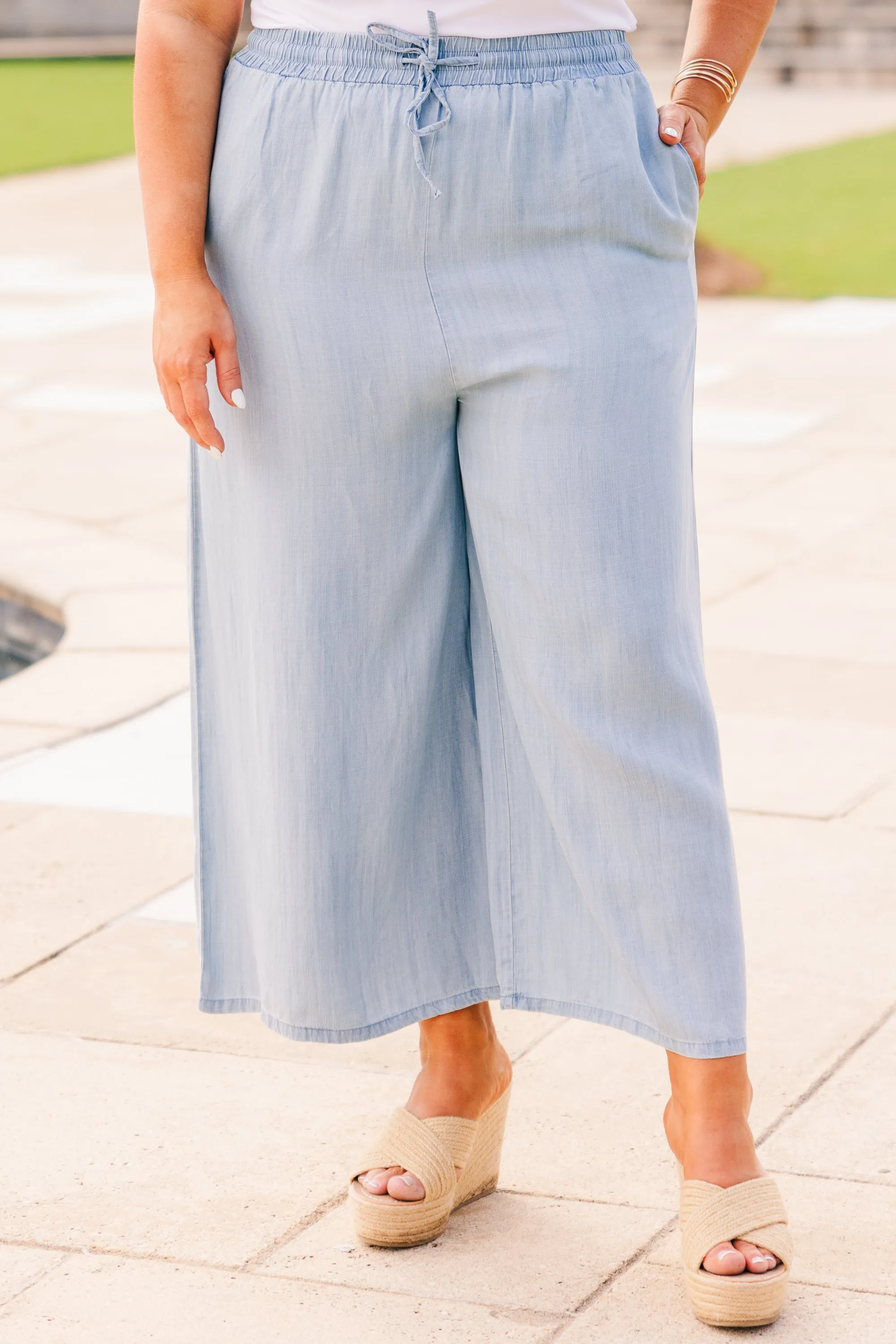 Float In The Wind Pants, Light Denim