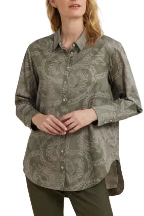 FLOWING PAISLEY PRINT SHIRT - YT24W4138