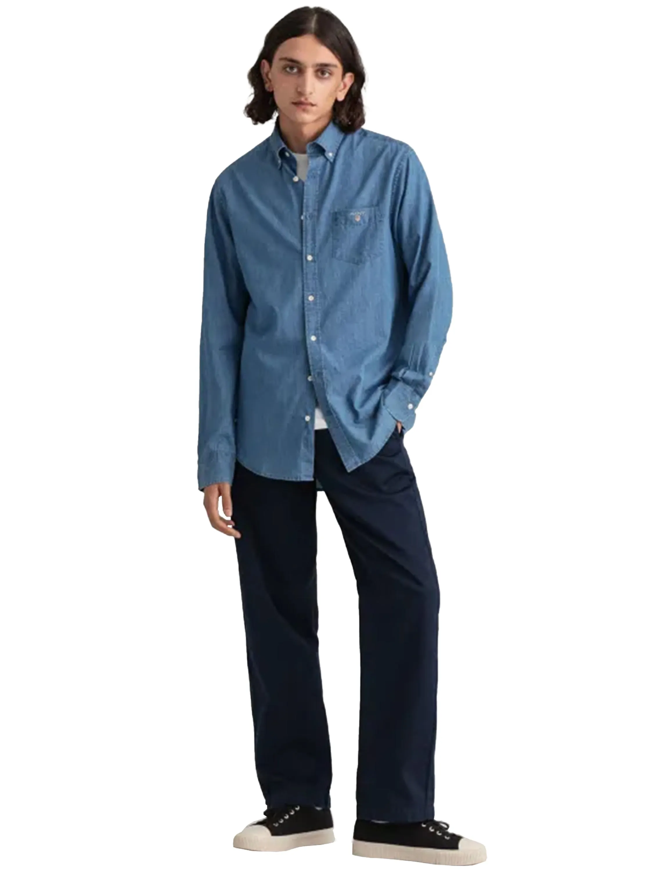 Gant Mens Regular Fit Shirts | The Indigo Shirt