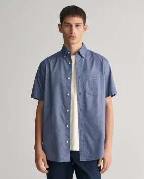 GANT - Oxford SS Shirt, Persian Blue