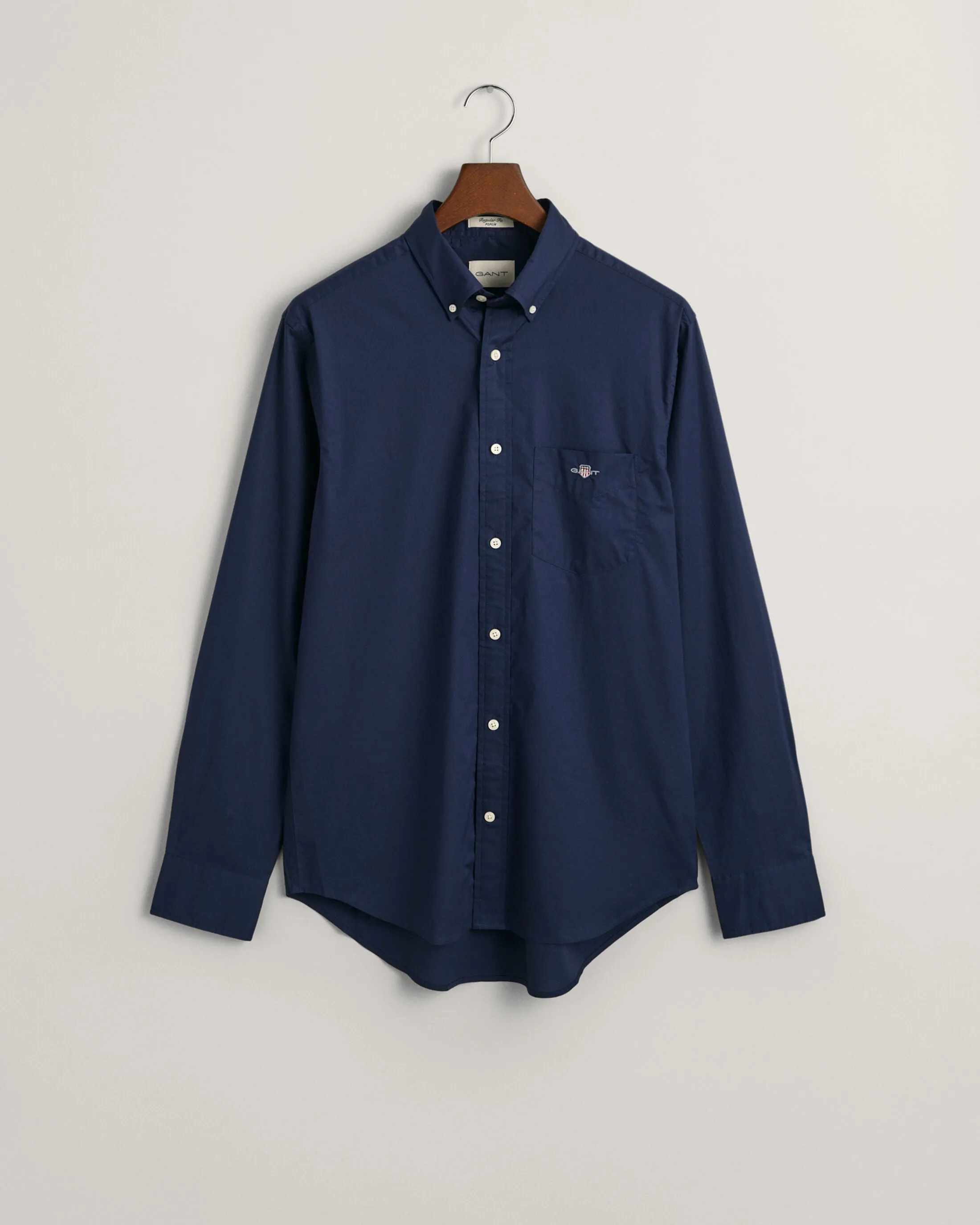 GANT - Regular Poplin Shirt, Marine