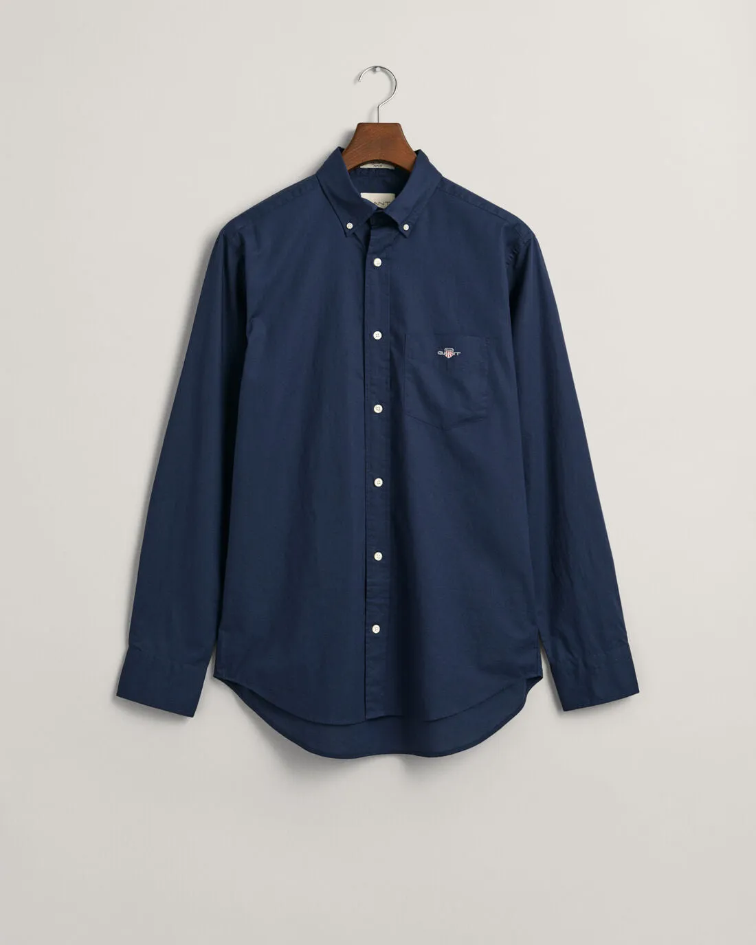 GANT - Regular Poplin Shirt, Navy