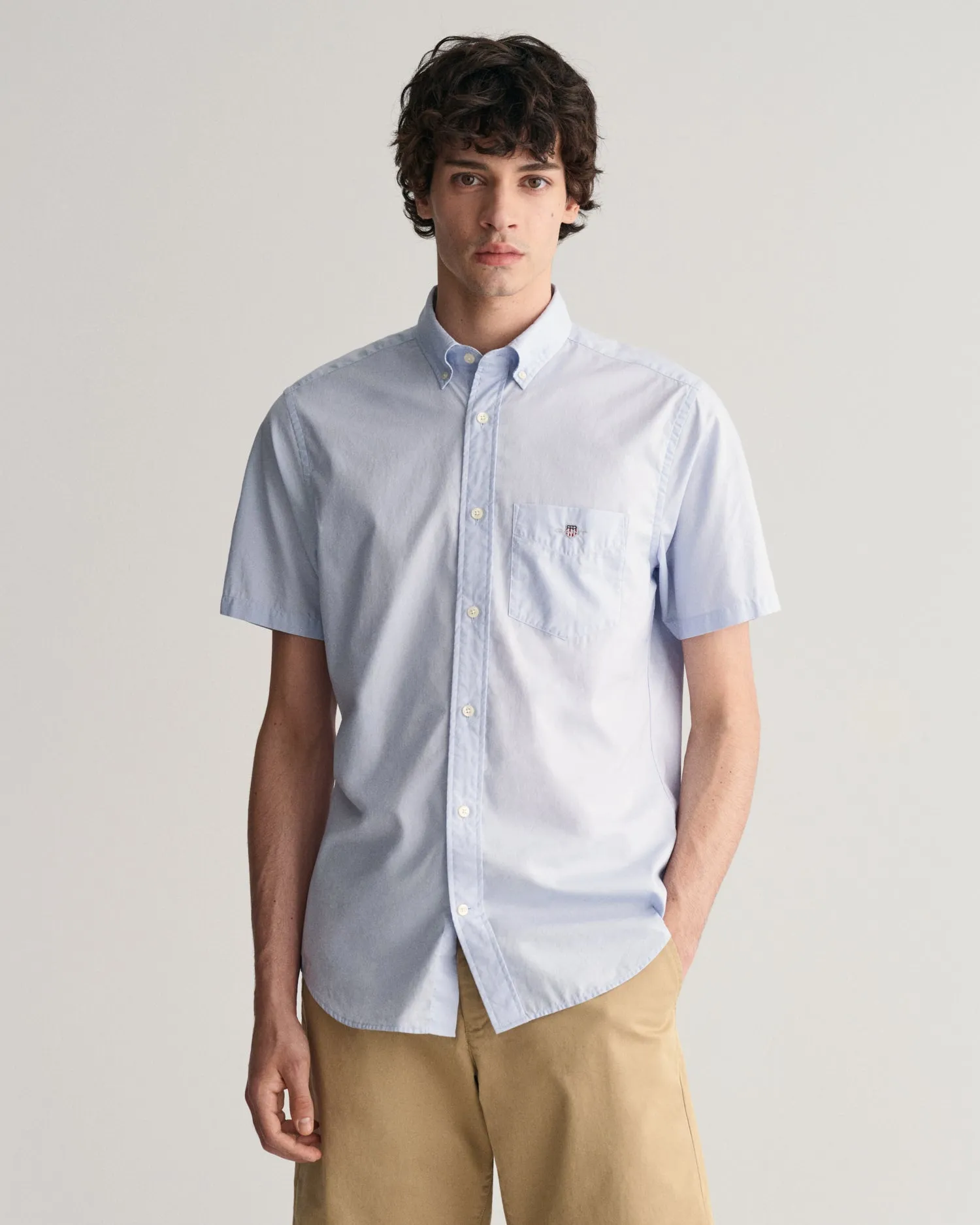 GANT Regular Poplin Short Sleeve Shirt