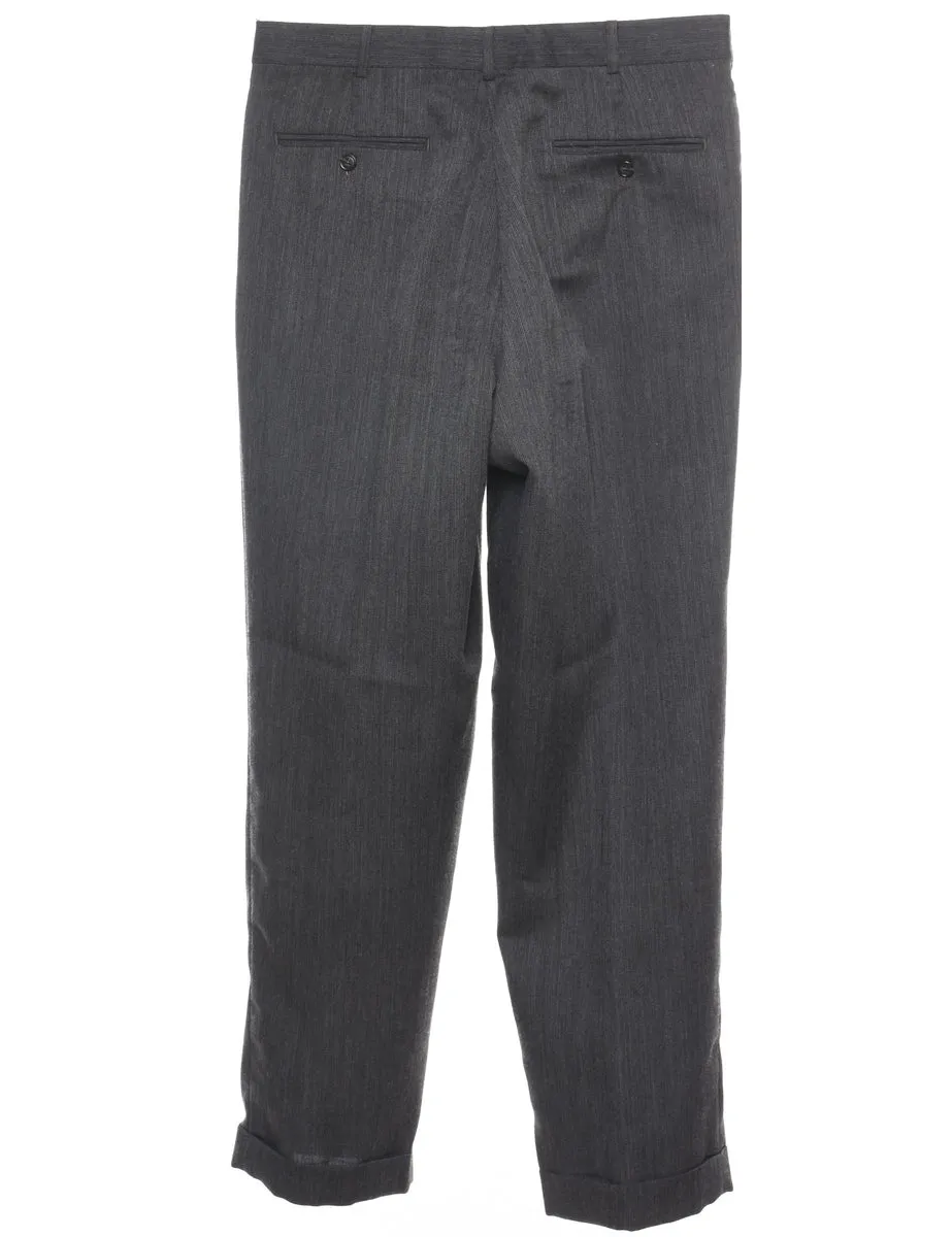 Grey Classic Trousers - W34 L30