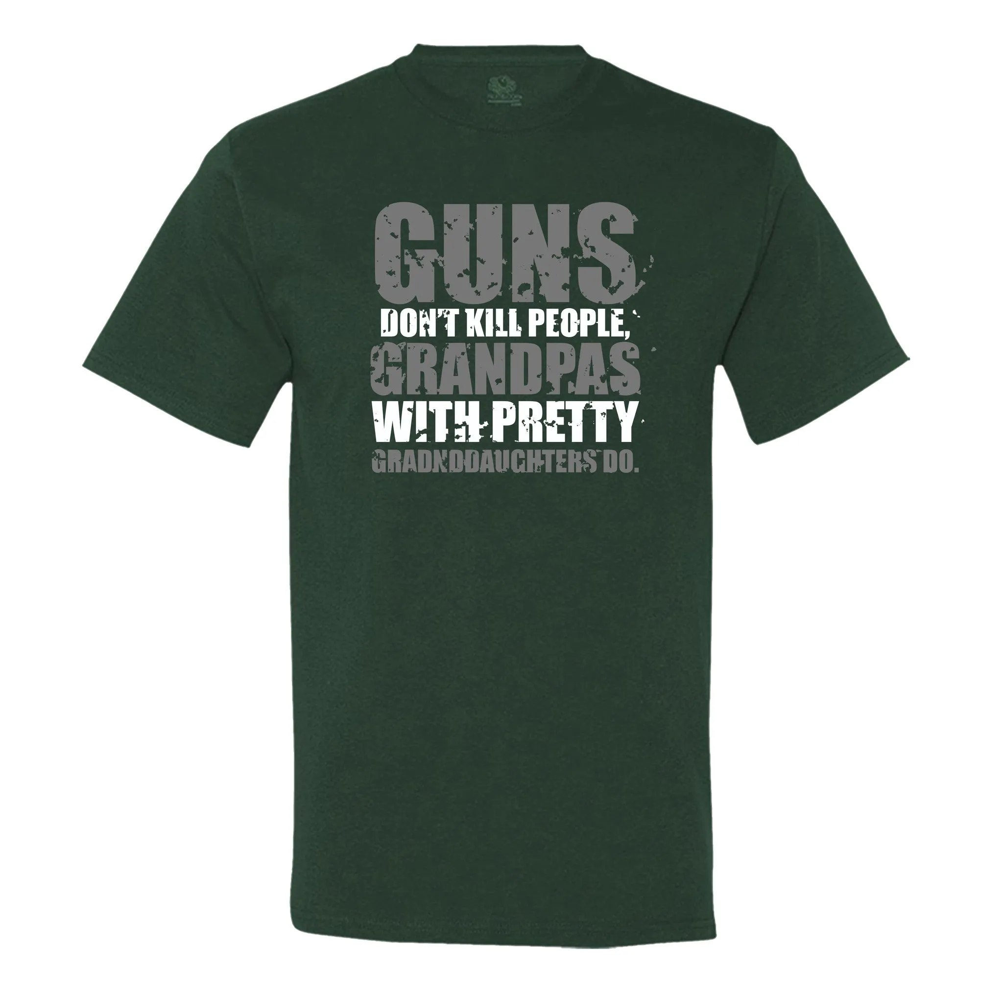 Guns Don't Kill People, Grandpas With Pretty Granddaughters Do Men's T-Shirt