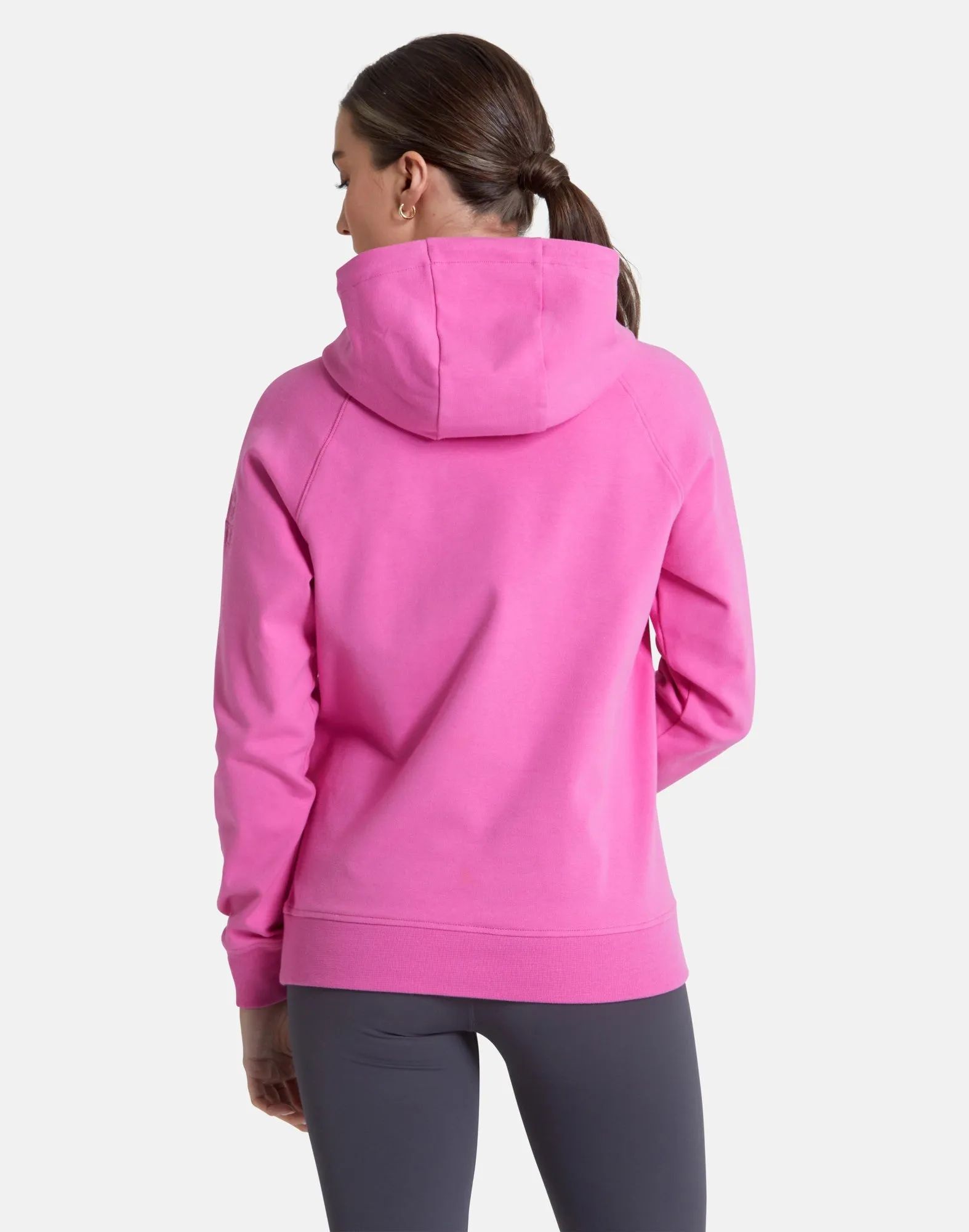 Gym Coffee Essential Hoodie (Womens) - Empower Pink