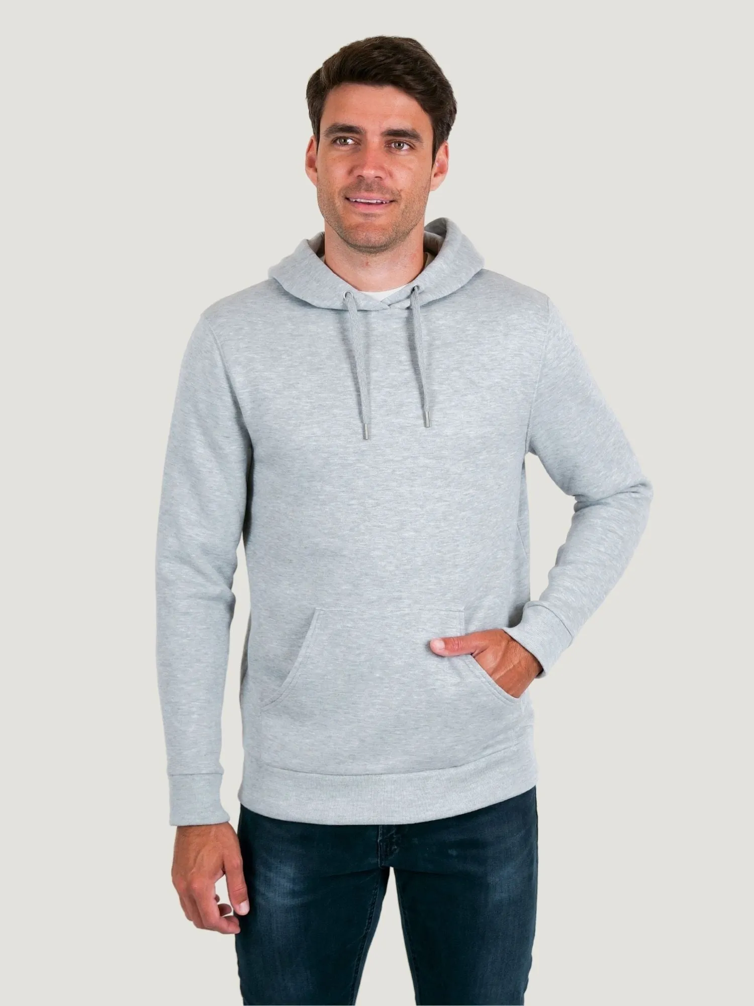 Heather Grey Pullover Hoodie