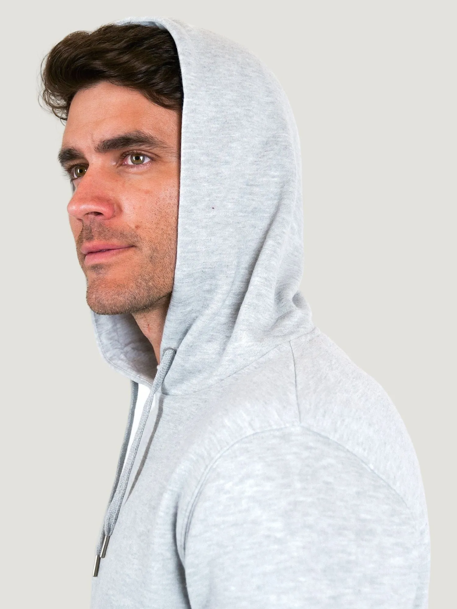 Heather Grey Pullover Hoodie