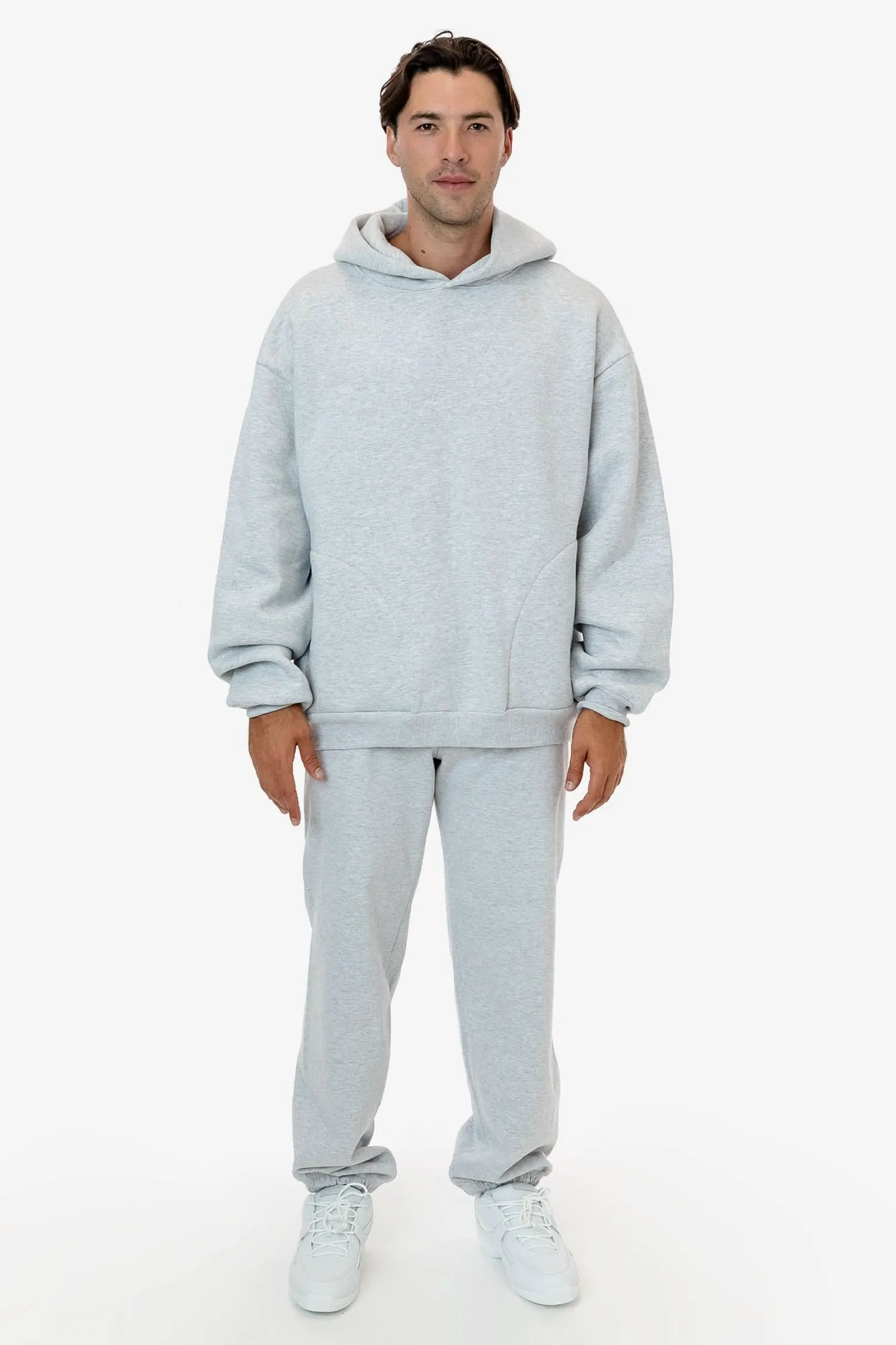 HFX409 - Heavy Fleece Wide Hoodie (Piece Dye)