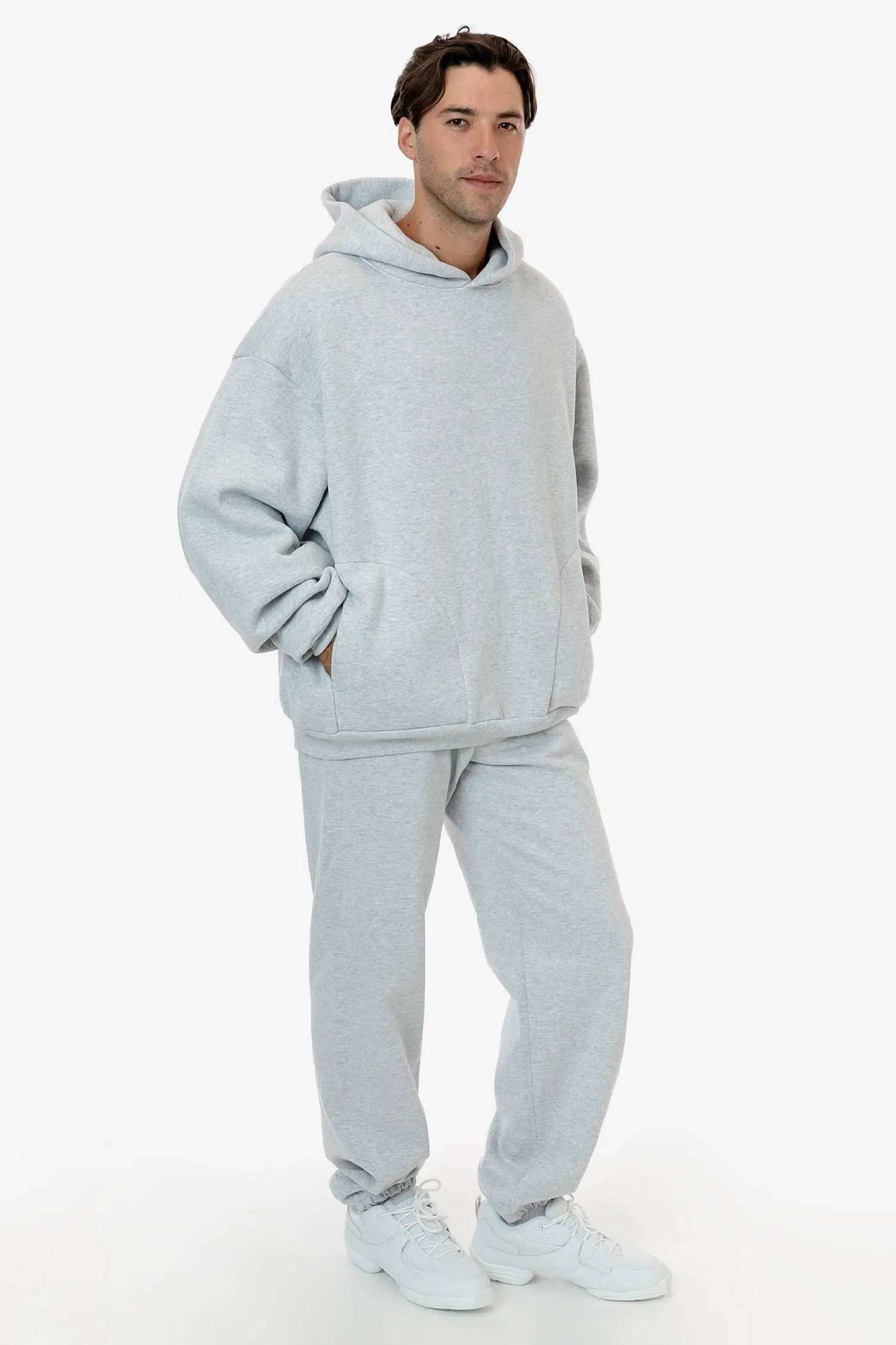 HFX409 - Heavy Fleece Wide Hoodie (Piece Dye)