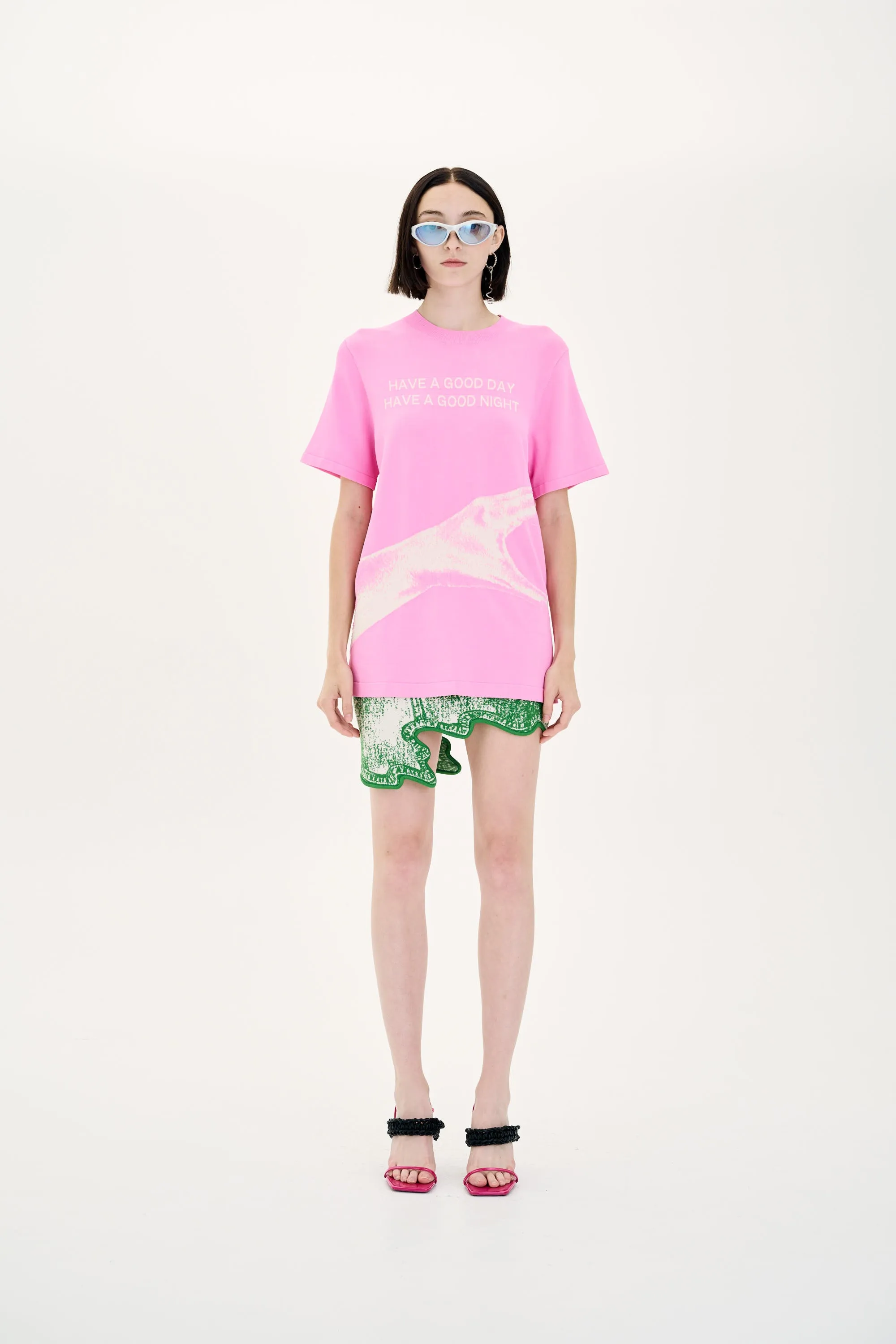 HOLLY UV REACTIVE OVERSIZED T-SHIRT