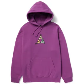 HUF No-Fi Triple Triangle Pullover Hoodie | Grape