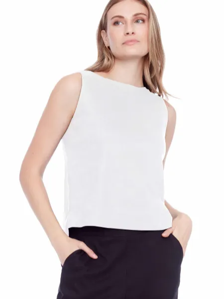 I Love Tyler Madison Lila Linen Sleeveless Top