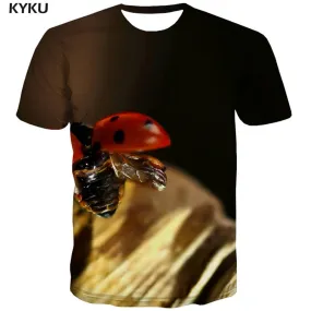 insect shirt Novelty 3D shirt plant beautiful Cool art costume man