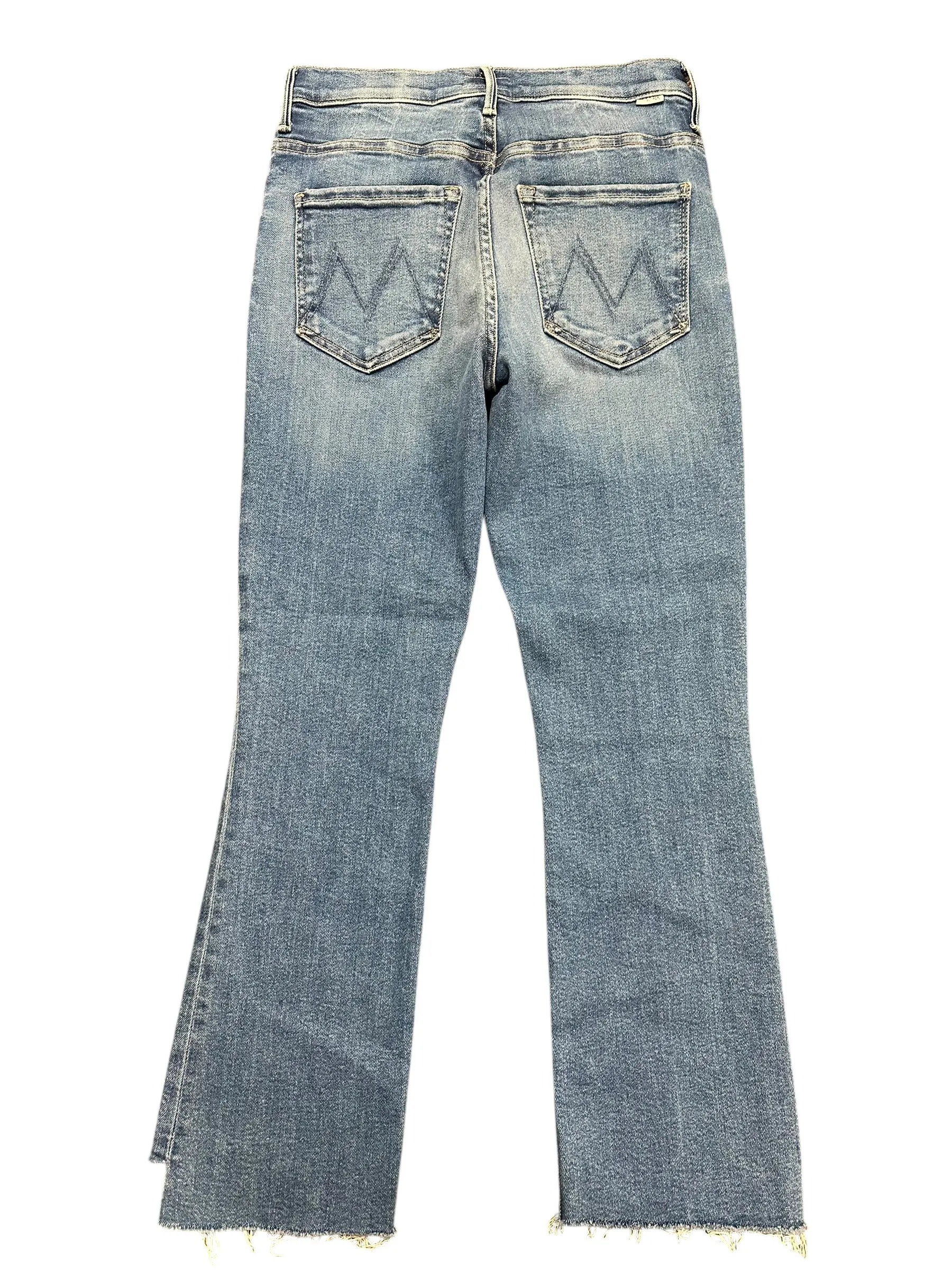 Jeans Straight By Mother Jeans In Blue Denim, Size: 2