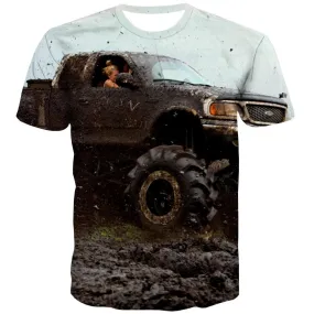 Jeep T-shirt Men Offroad T-shirts 3d car Tshirts Novelty Short Sleeve Hip hop