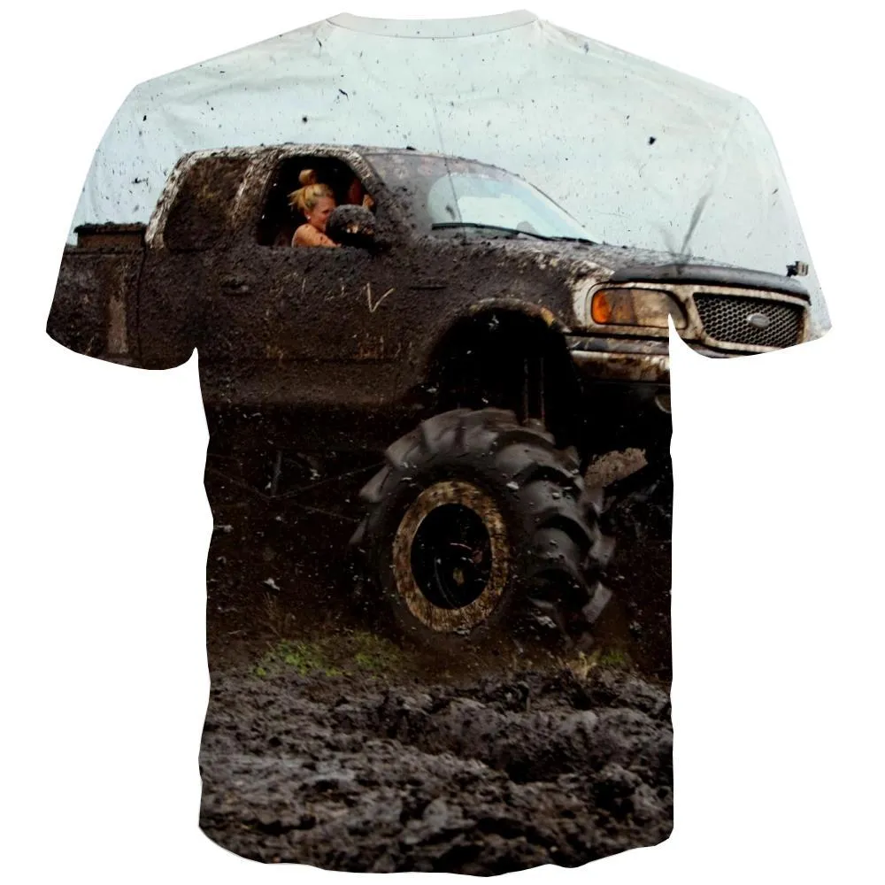 Jeep T-shirt Men Offroad T-shirts 3d car Tshirts Novelty Short Sleeve Hip hop