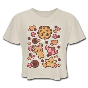 Kawaii Cookies Women's Cropped T-Shirt