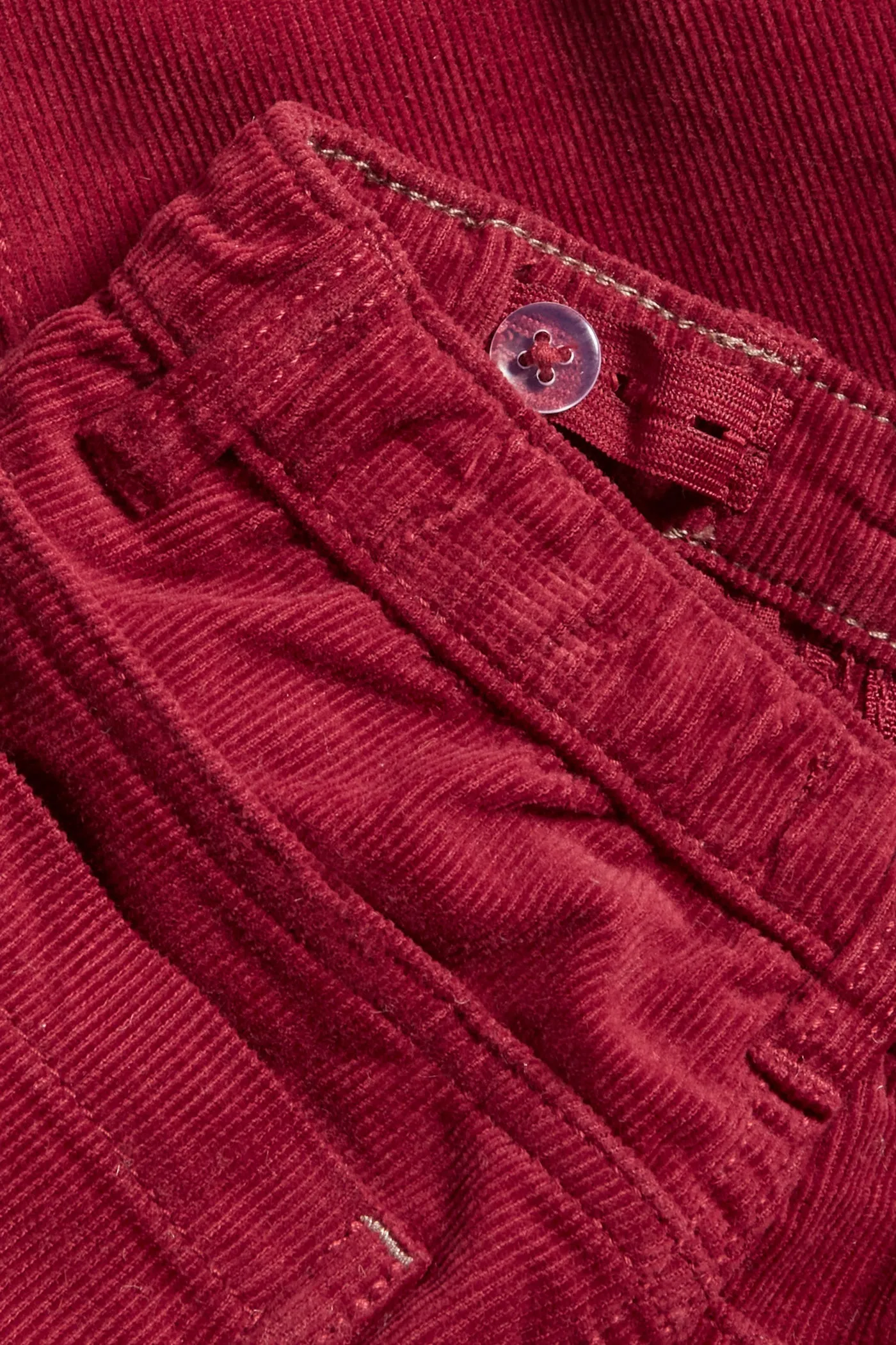 Kids' red corduroy trousers