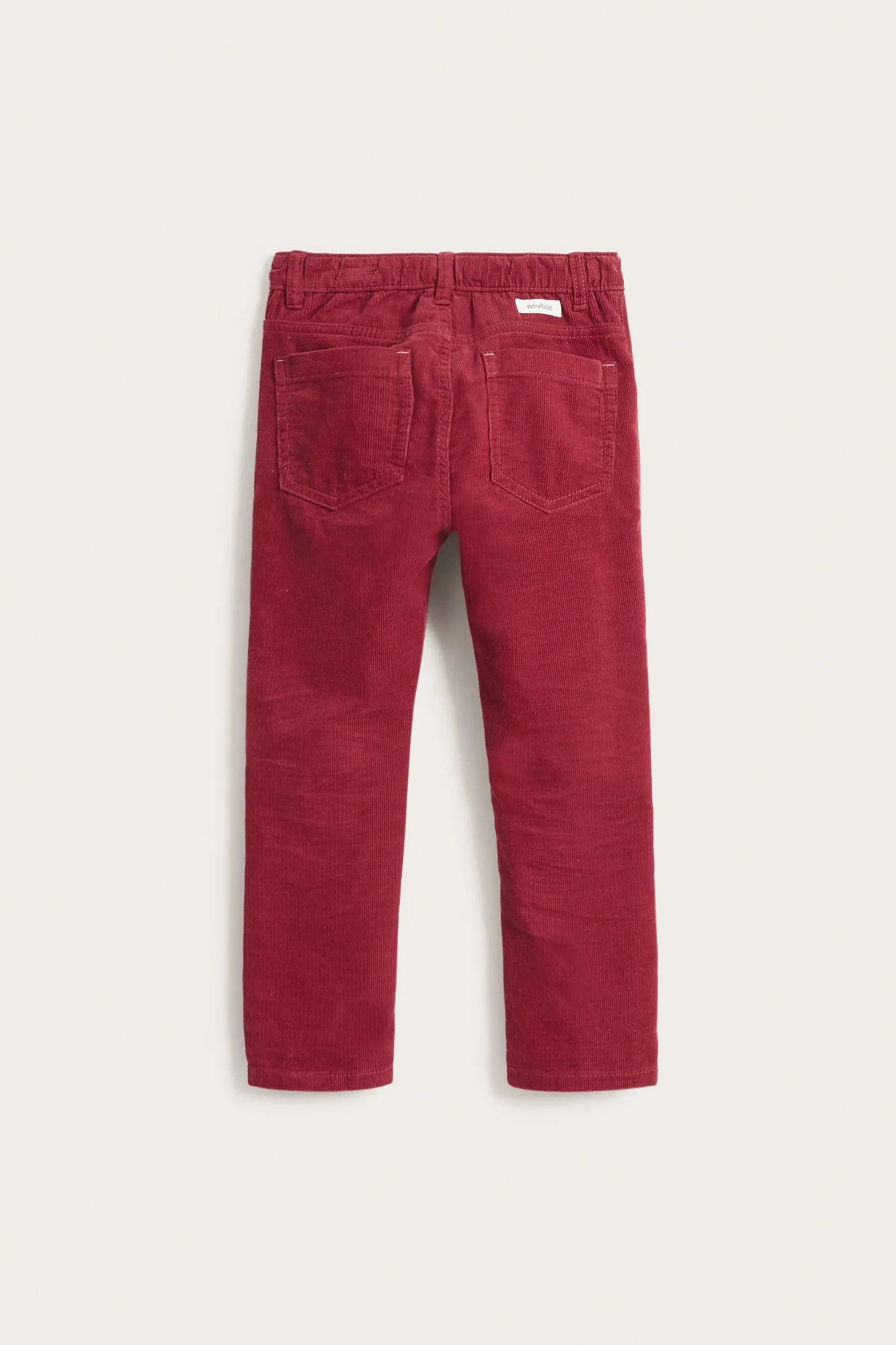 Kids' red corduroy trousers