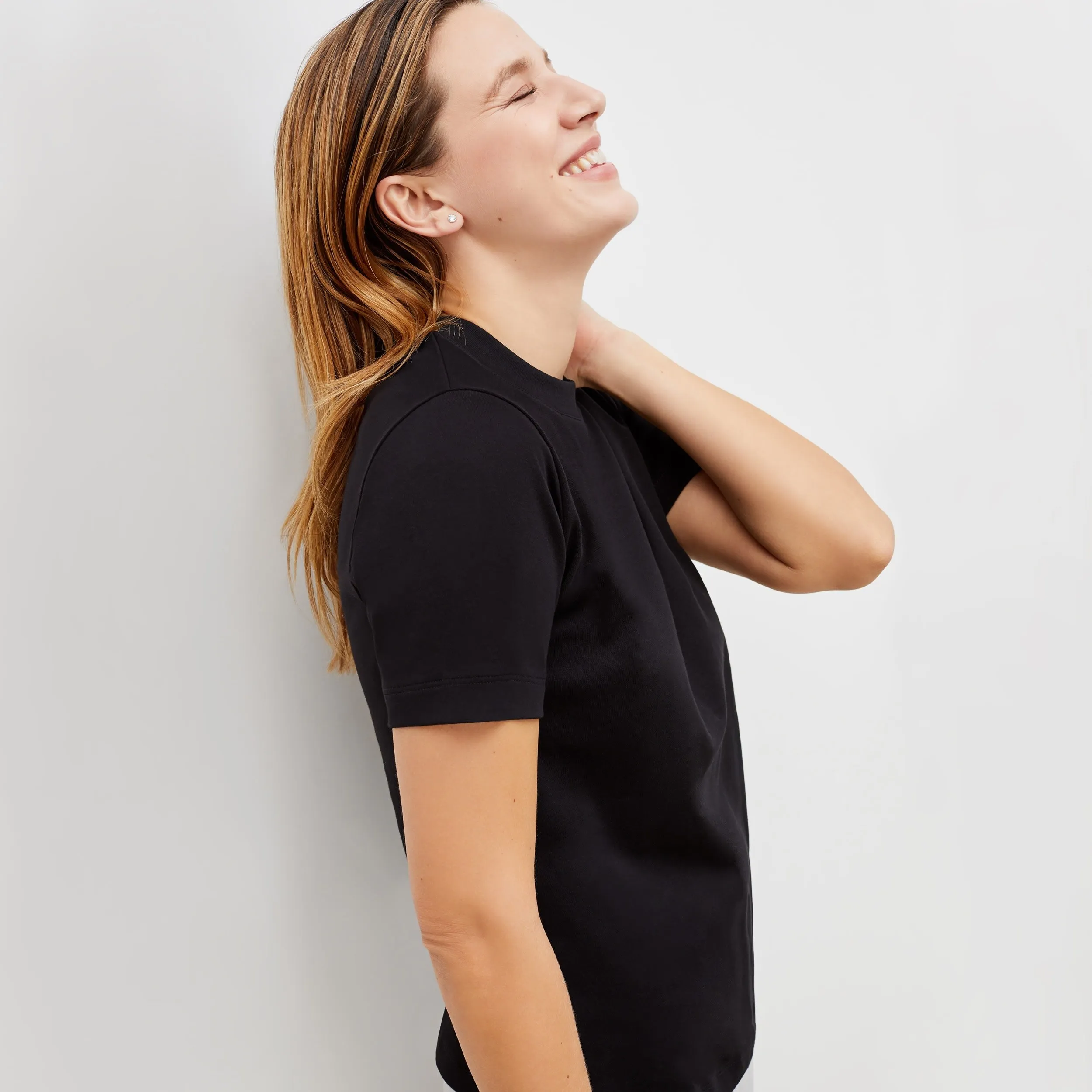 Leslie T-Shirt - Organic Pima Cotton :: Black