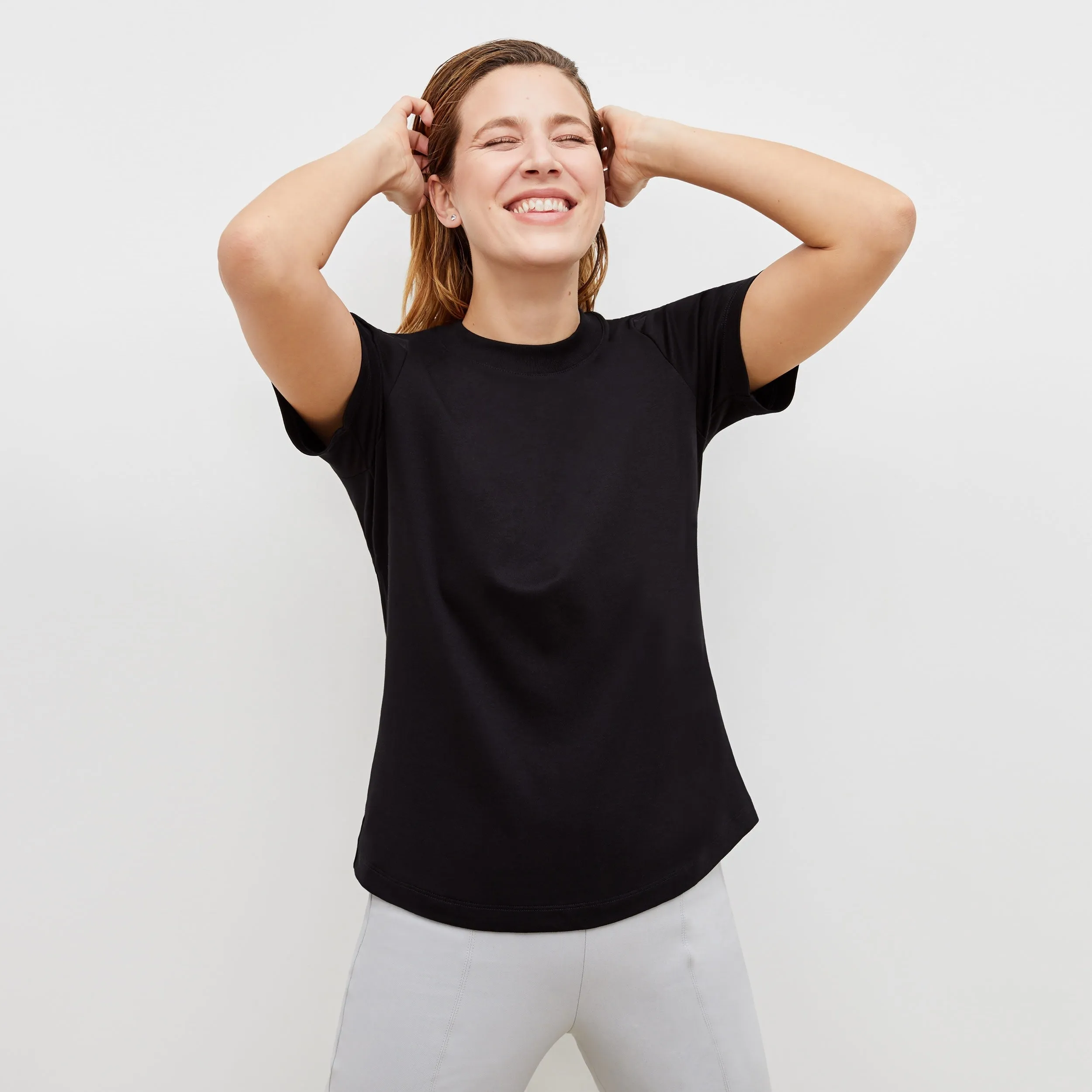 Leslie T-Shirt - Organic Pima Cotton :: Black