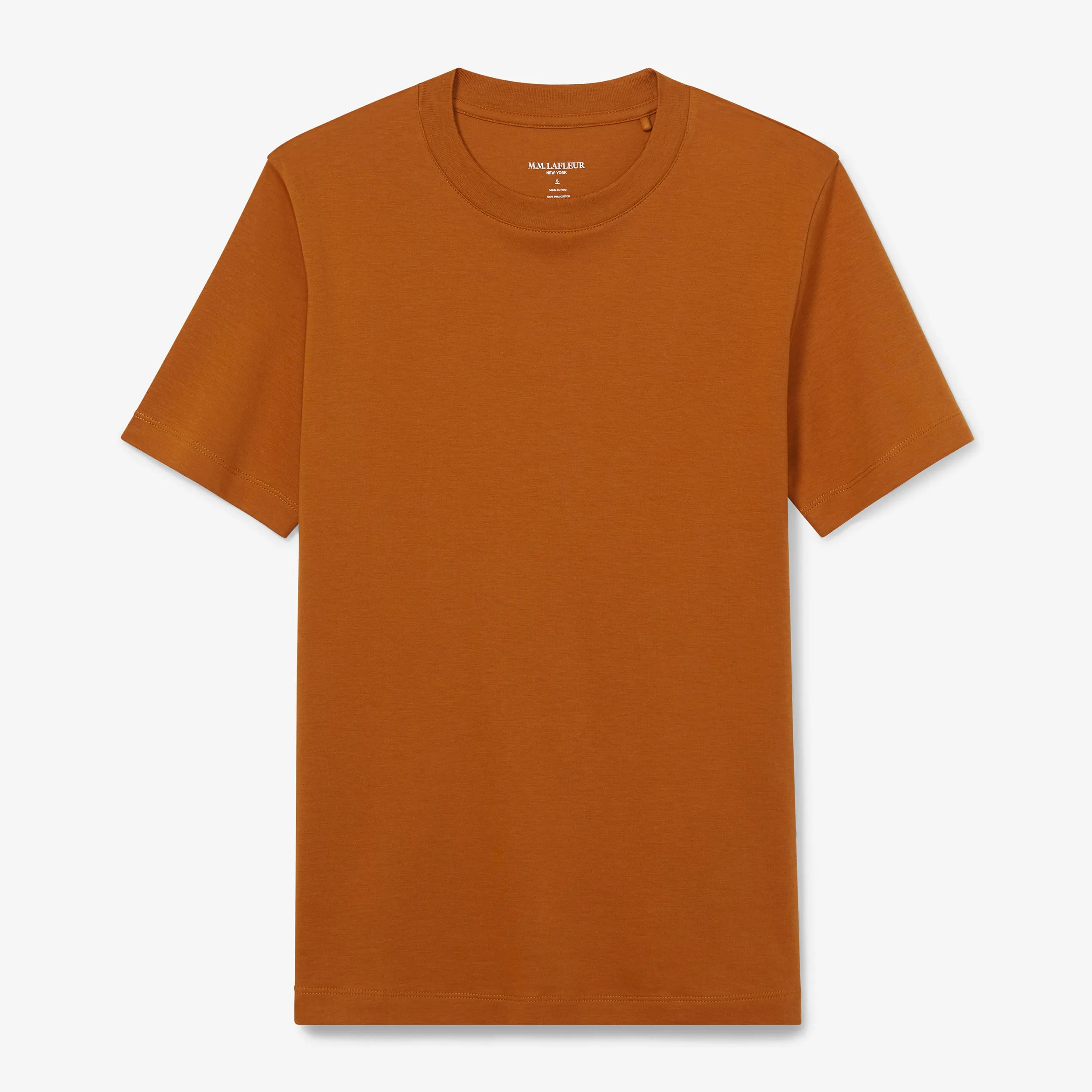 Leslie T-Shirt - Pima Cotton :: Burnt Orange