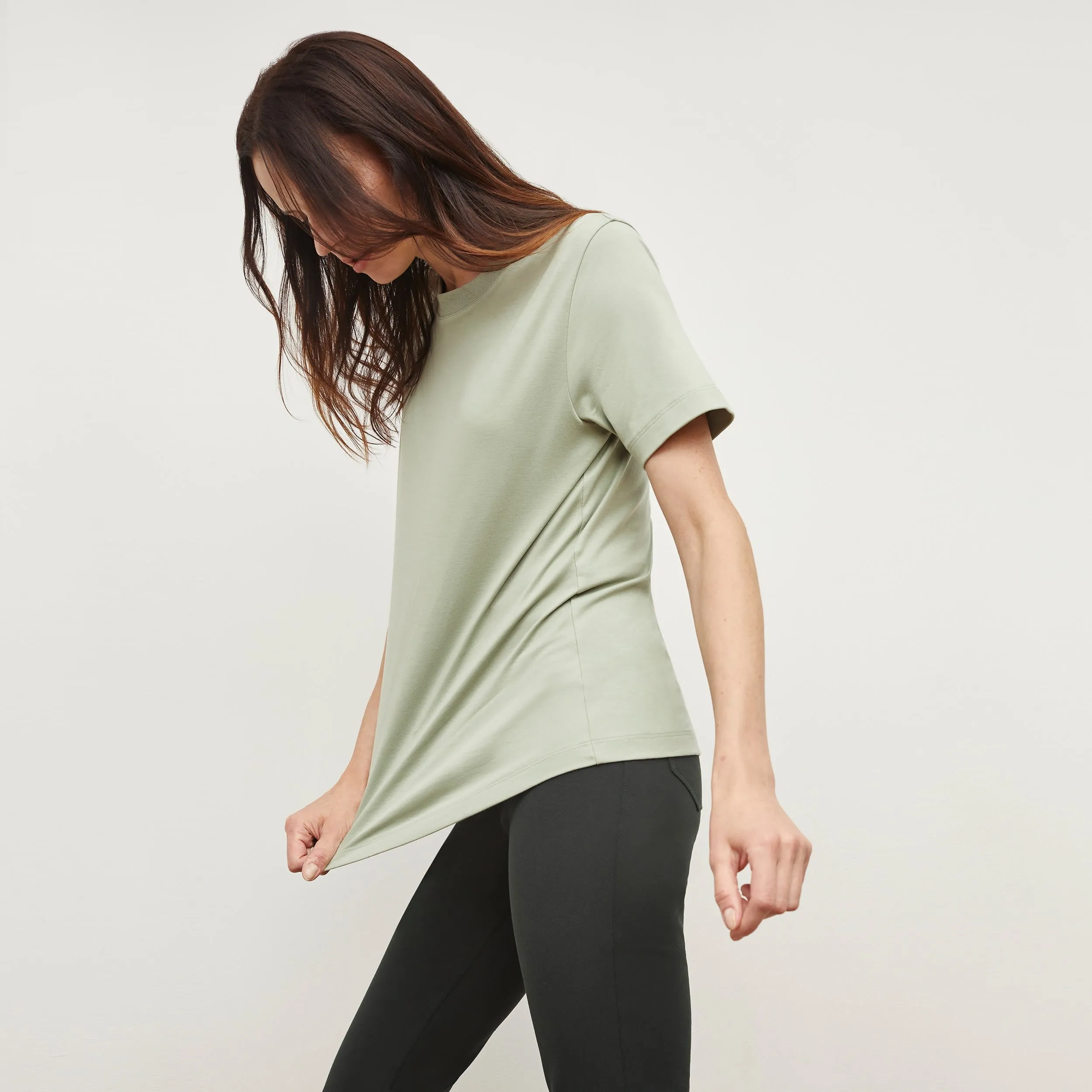 Leslie T-Shirt - Pima Cotton :: Minty Green