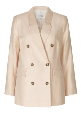 Lia Blazer - Cream Tan