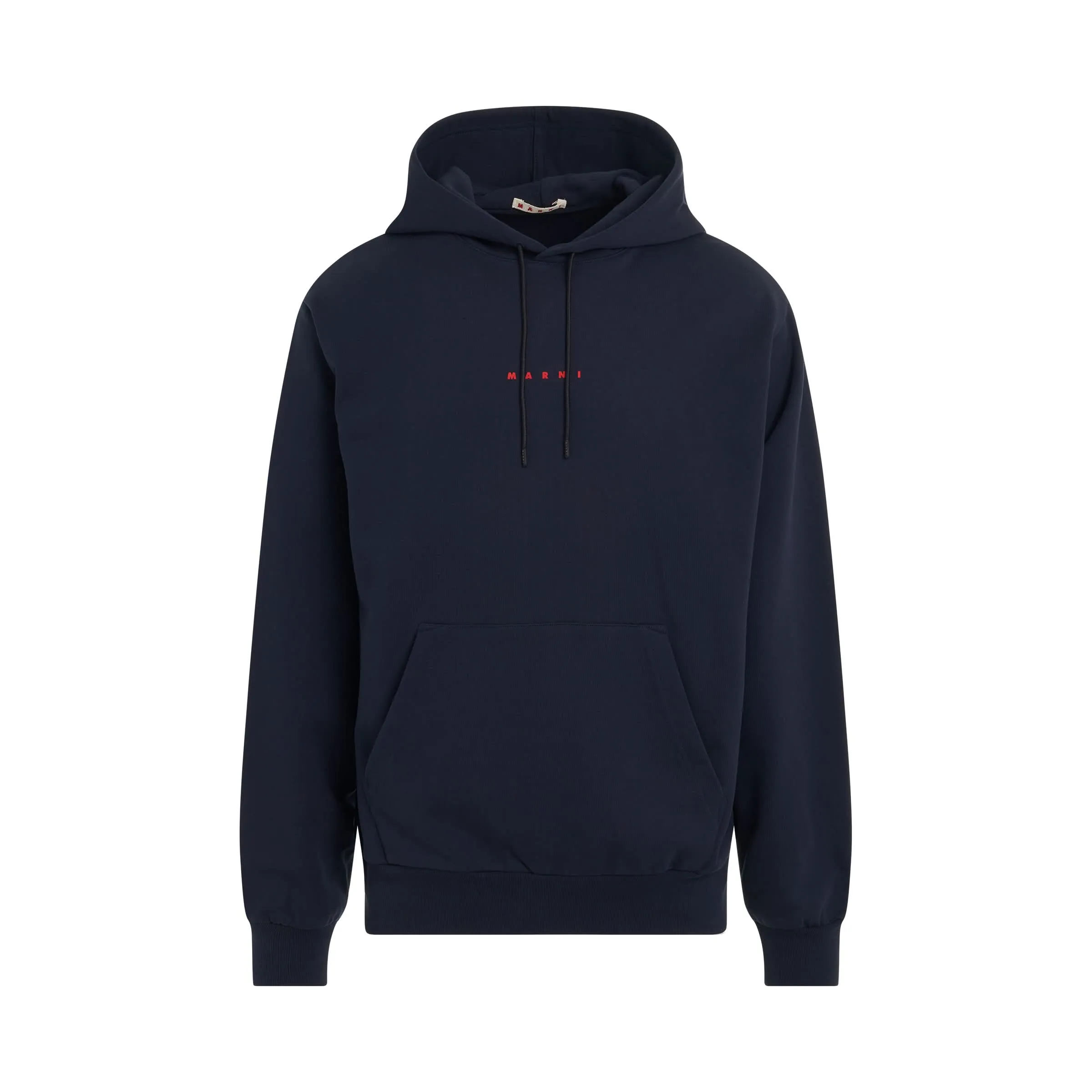 Logo Hoodie in Blue Marine