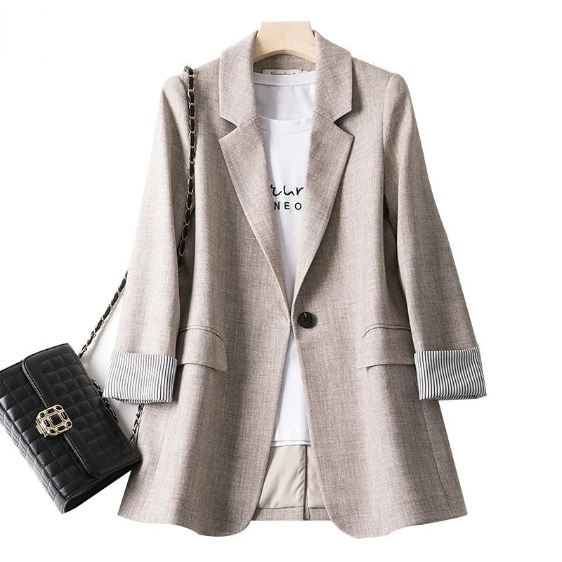 Long Sleeve Spring Casual Blazer