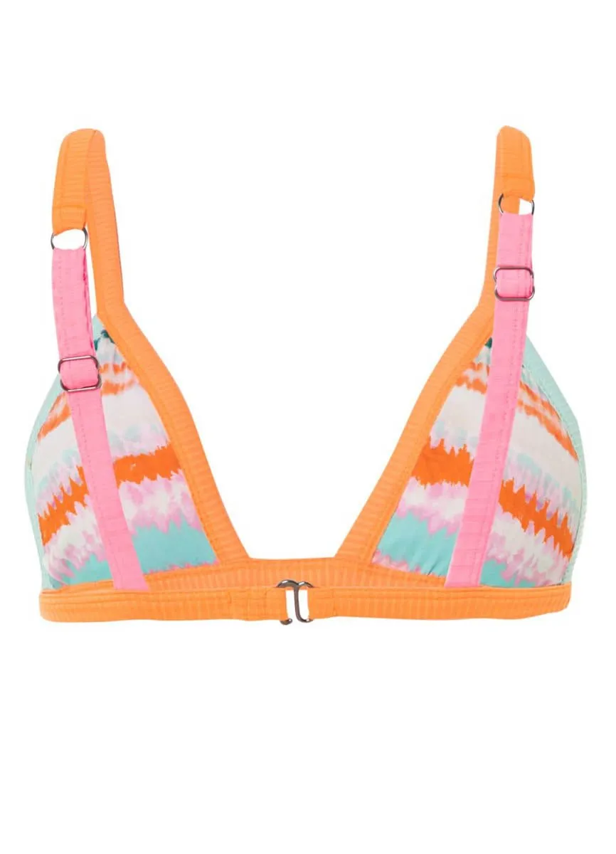 Maaji Sea Pink Sierra Fixed Triangle Bikini Top