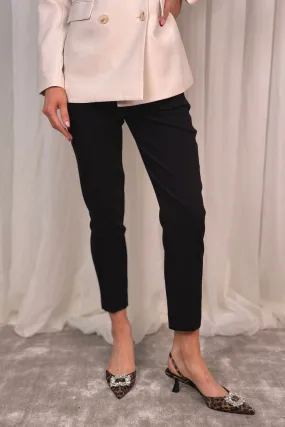 Maria Fitted Trousers In Black