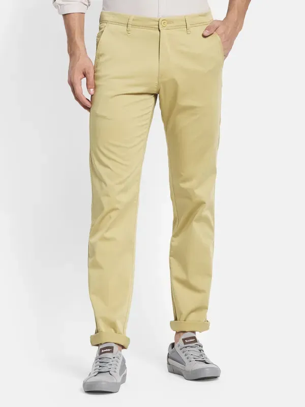 Men Khaki Chinos Trousers