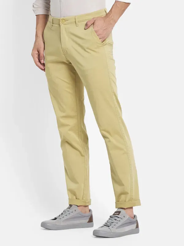 Men Khaki Chinos Trousers