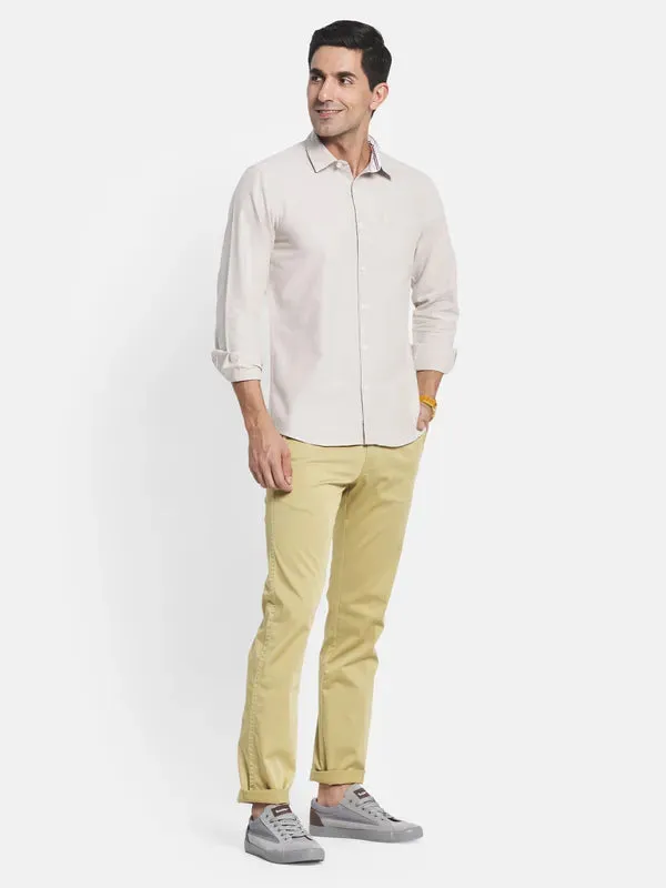 Men Khaki Chinos Trousers