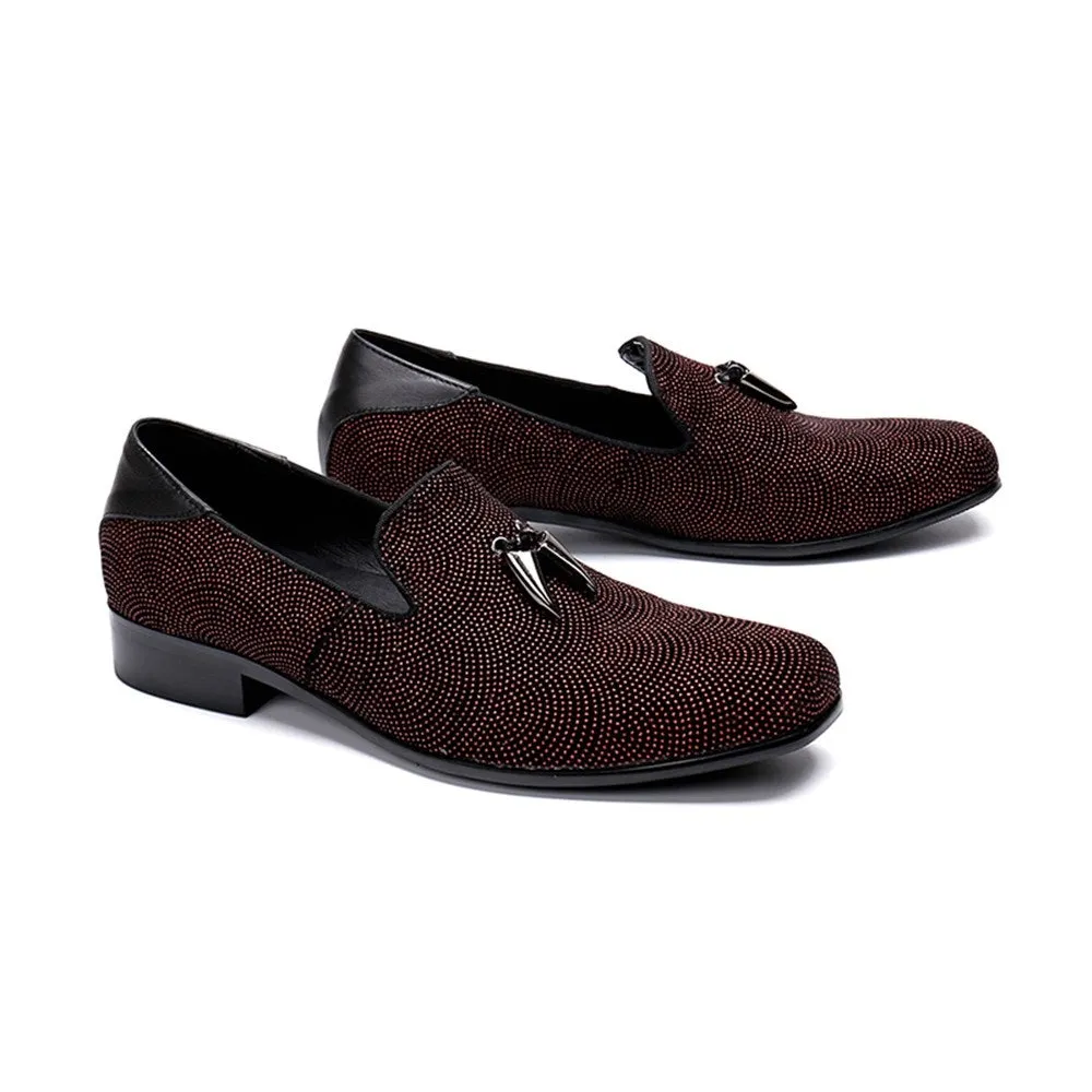 Men Tassel Decoration Slip On Loafer