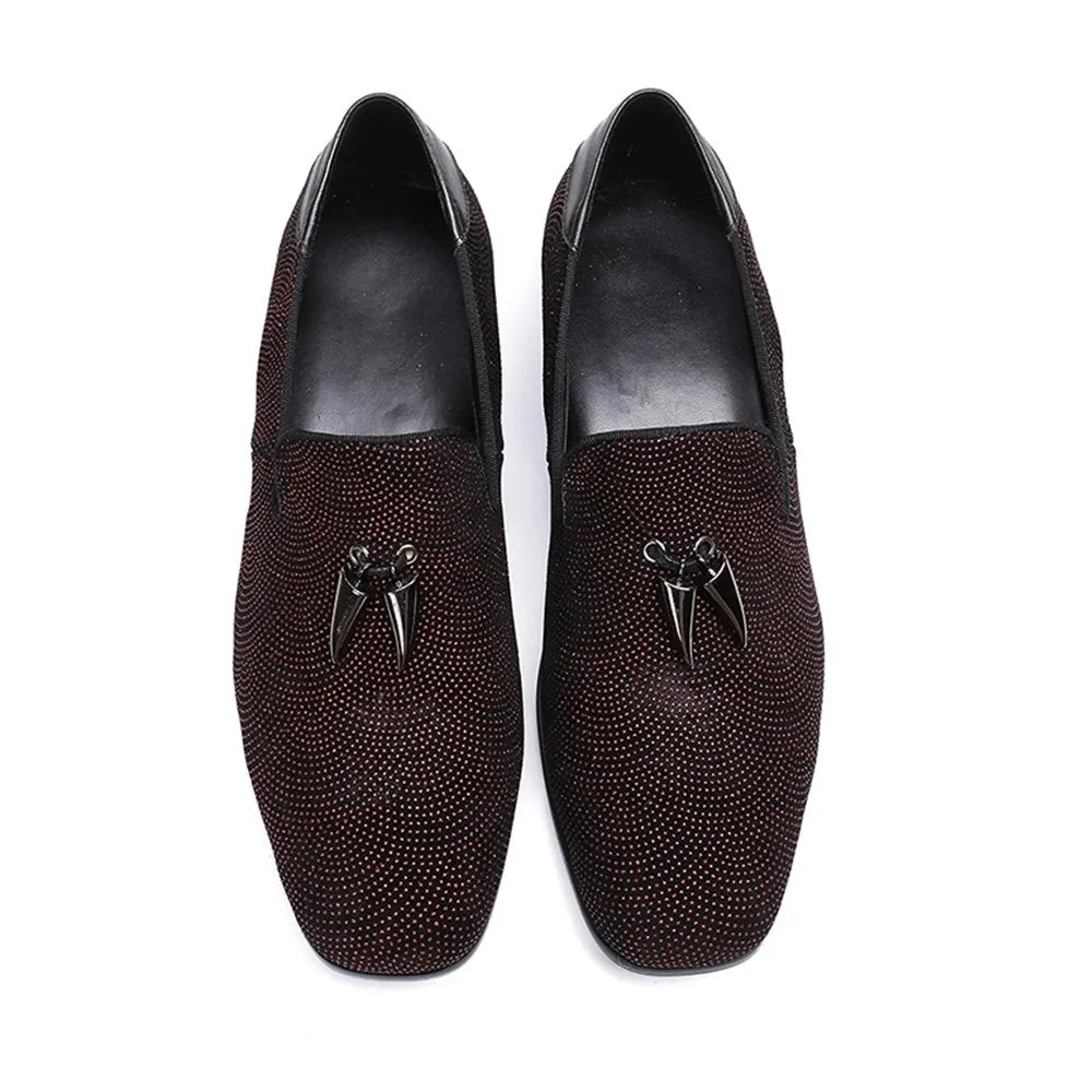 Men Tassel Decoration Slip On Loafer