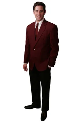 Men's Burgundy Blazer