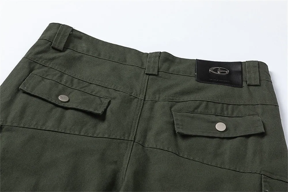 Men's Solid Color Loose Straight Pants