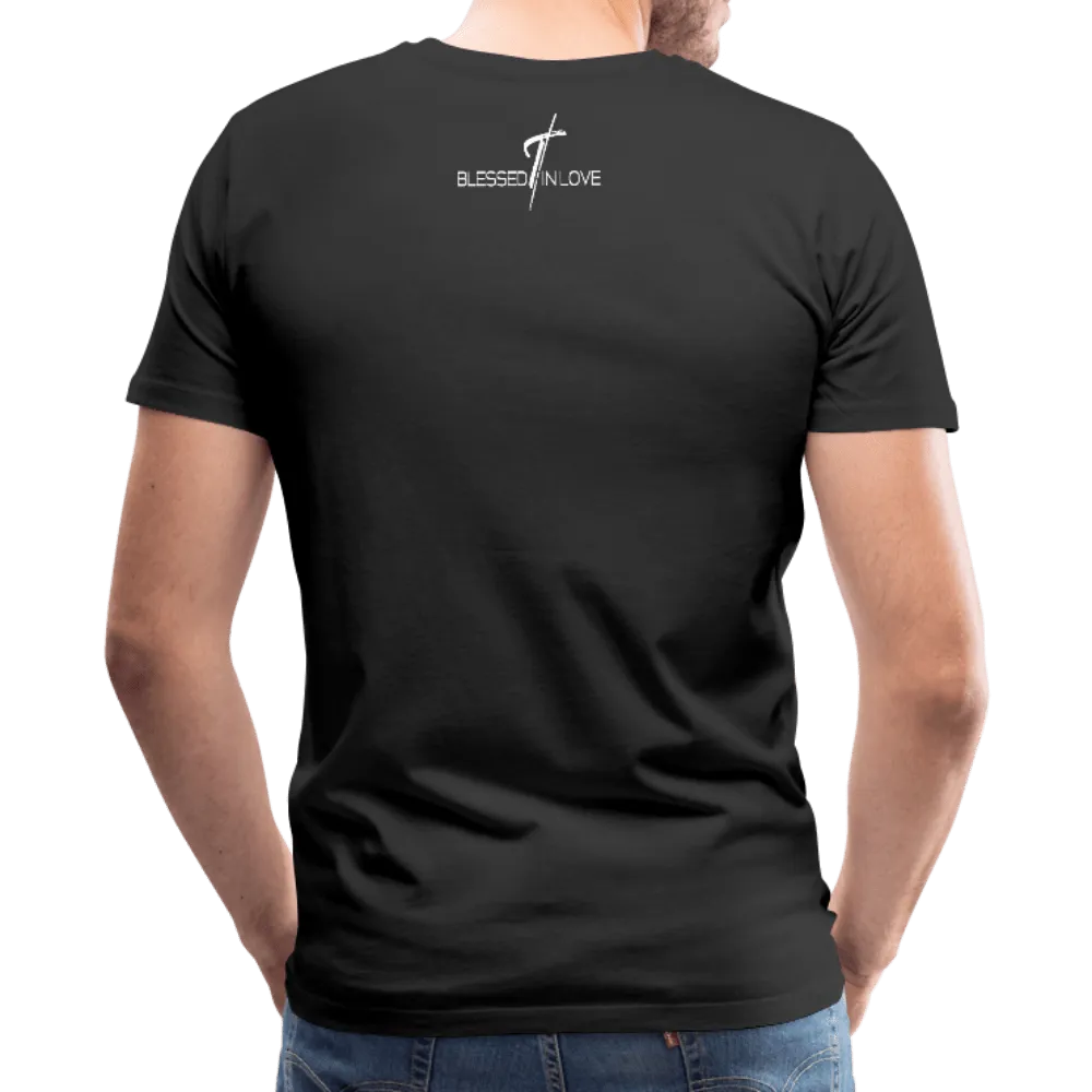 Men's T-Shirt, Blessed In Love Short Sleeve Graphic Tee