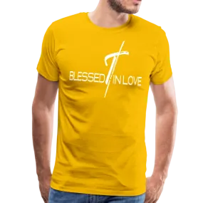 Men's T-Shirt, Blessed In Love Short Sleeve Graphic Tee