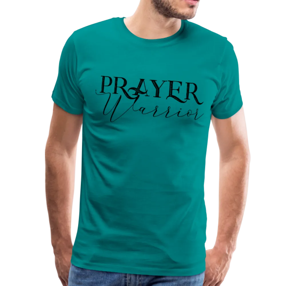 Men's T-Shirt, Prayer Warrior Short Sleeve Graphic Tee