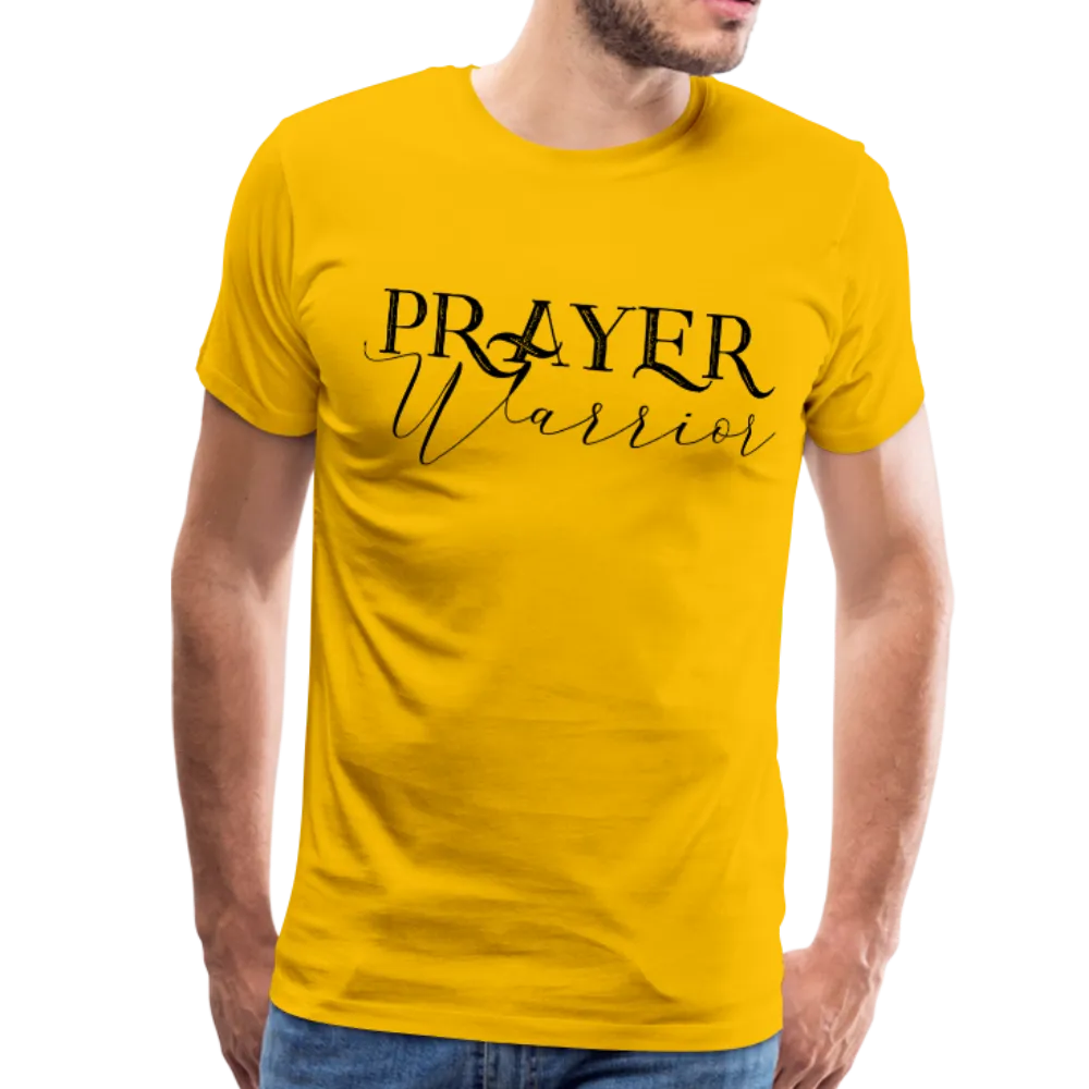 Men's T-Shirt, Prayer Warrior Short Sleeve Graphic Tee