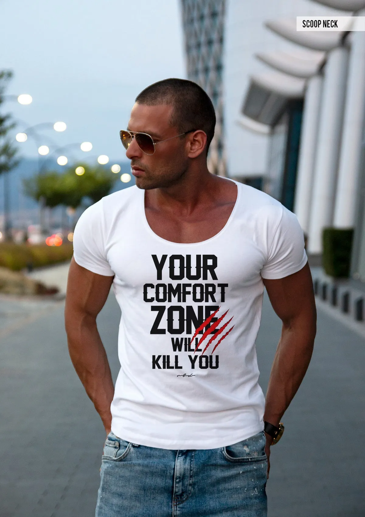 Men's T-shirt "Your Comfort Zone Will Kill You" MD979