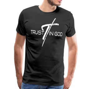 Men's T-Shirt, Trust In God Short Sleeve Graphic Tee