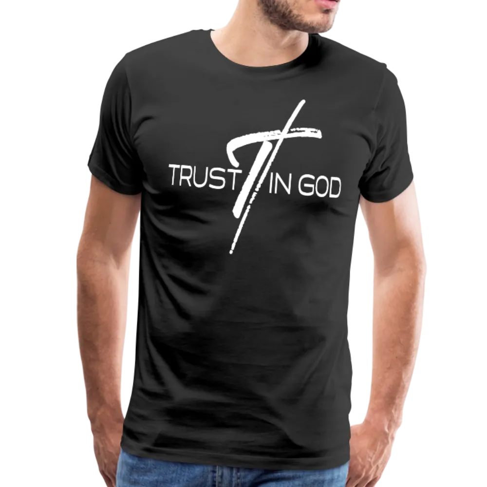 Men's T-Shirt, Trust In God Short Sleeve Graphic Tee