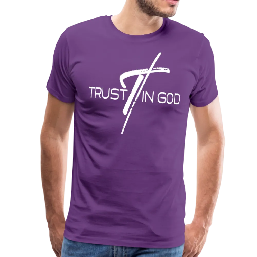 Men's T-Shirt, Trust In God Short Sleeve Graphic Tee